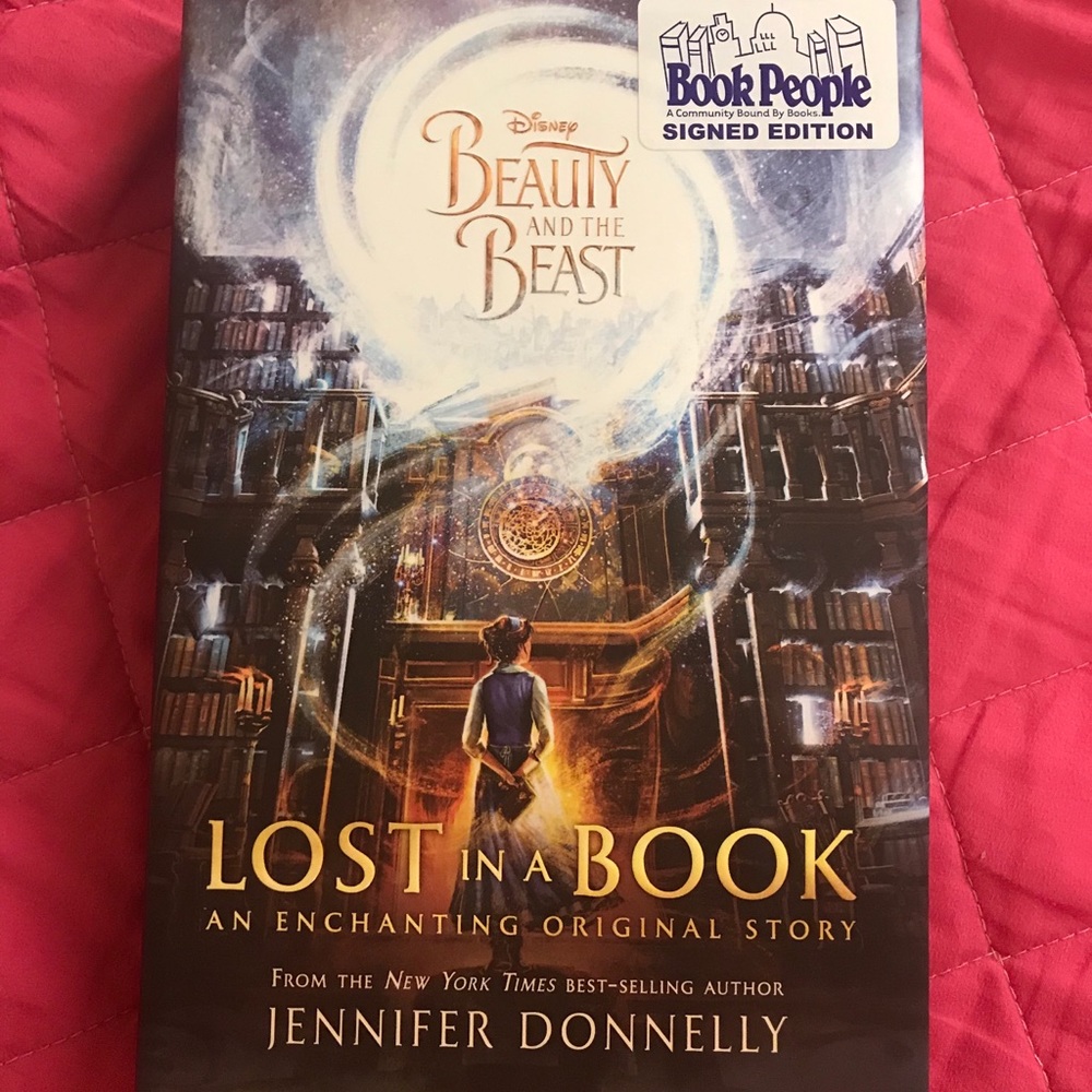 Disney Beauty and the Beast Lost in a Book